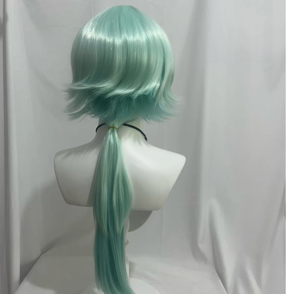 أنيمي هونكاي ستار السكك الحديدية Anaxagoras شعر مستعار تأثيري الليمون الأخضر التدرج الشعر الاصطناعية مقاومة للحرارة الشعر مع بطانة صافي الورد #3