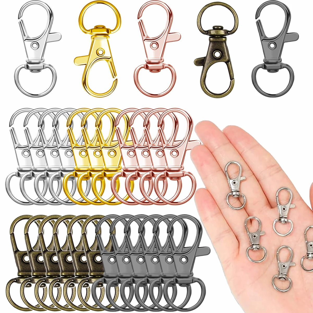 Pet Supplies Store - 15/35pcs Keychain lobster claw buckle accessory,