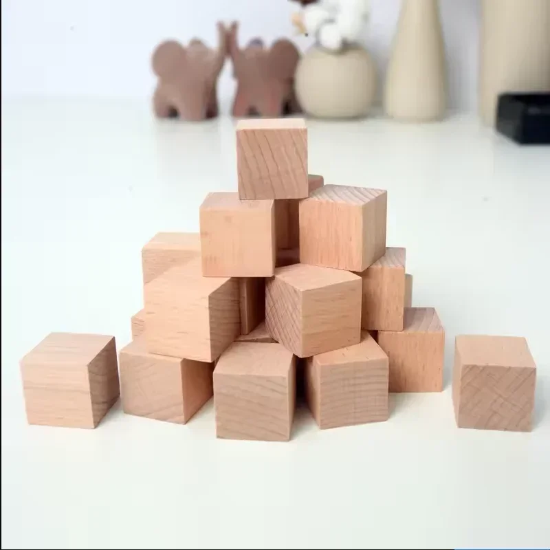 Quality Pine Wood Cube DIY Craft Kit