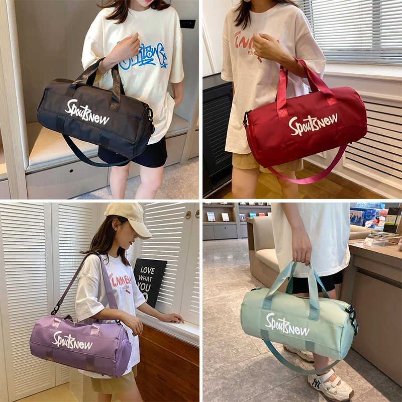 Bolso de hombro impermeable para hombre y mujer, bolsa deportiva cruzada para gimnasio, zapatos de viaje, Yoga, natación al aire libre
