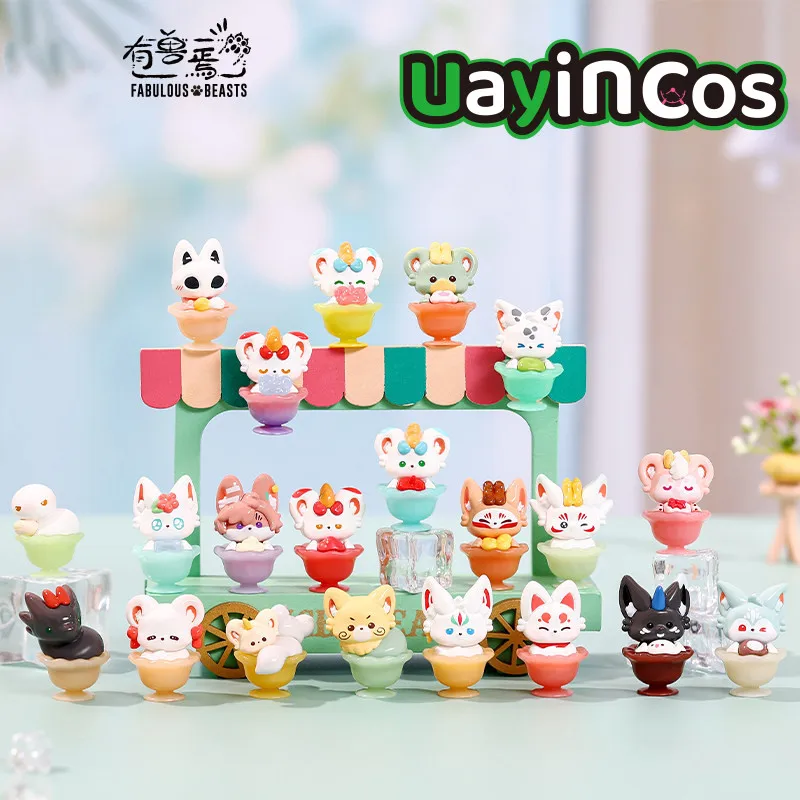 

In Stock Original Fabulous Beasts Stuffed Plushies Doll Cool Ice Products Series Model Desktop Ornaments Cute Cartoon Anime Game