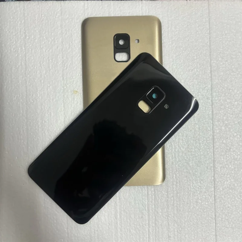 Tylna Klapka Baterii Obudowa Tylna Pokrywa z Obiektywem Aparatu Zamiennik do Samsung Galaxy A8 2018 A530 A530F A8 Plus A730