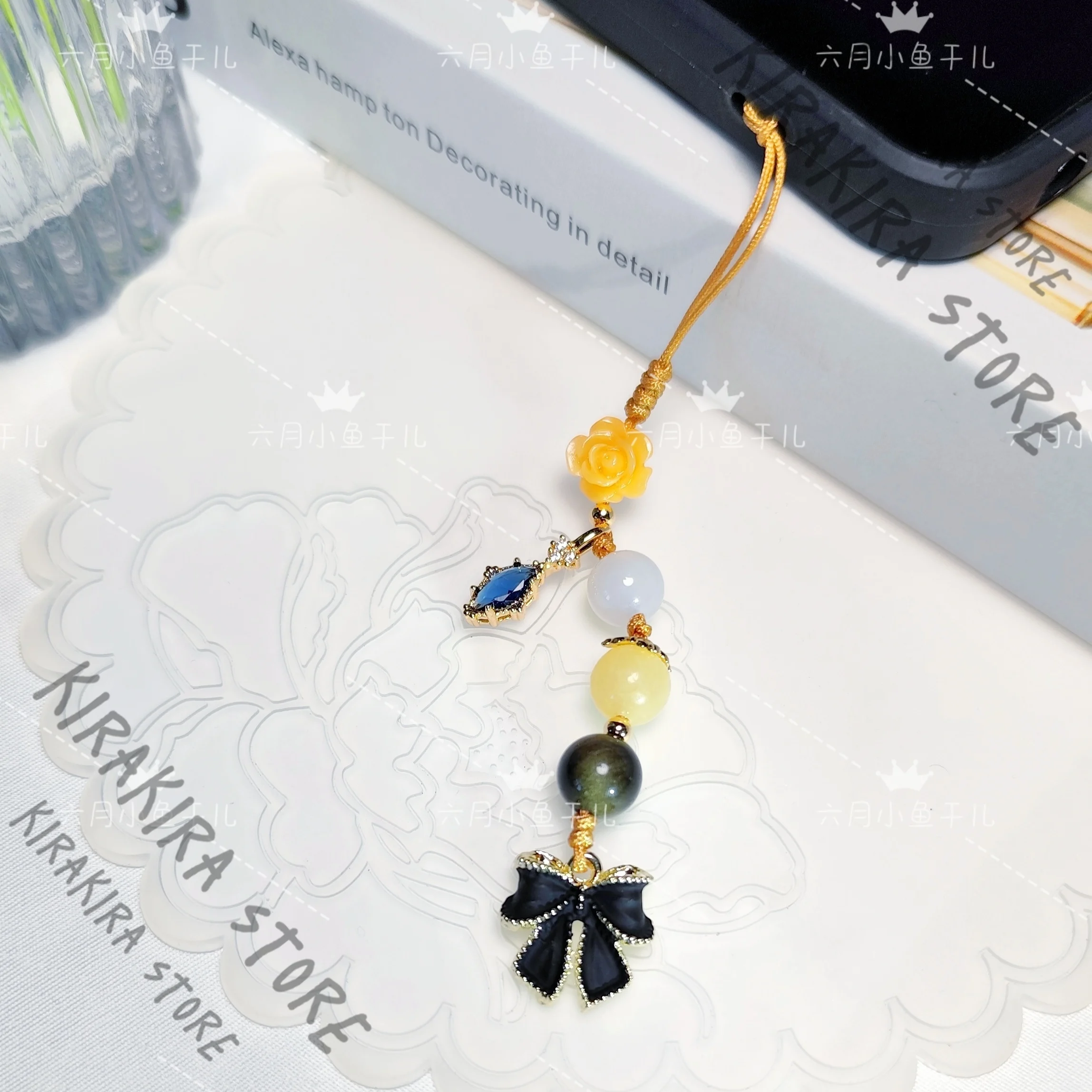 Браслет-цепочка Navia Impression, аниме, ручная работа, косплей, телефон, браслет из бисера, украшения, талисман, аксессуары для сотовых телефонов, подарок