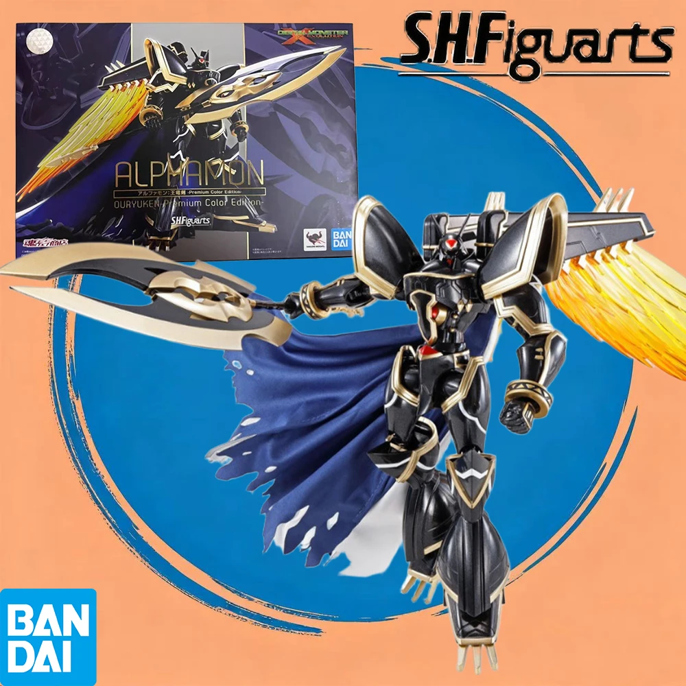 

100% подлинная в наличии Bandai S.H.Figuarts Digimon X-Evolution Alphamon: Ouryuken, коллекция экшн-фигурок, модель игрушки