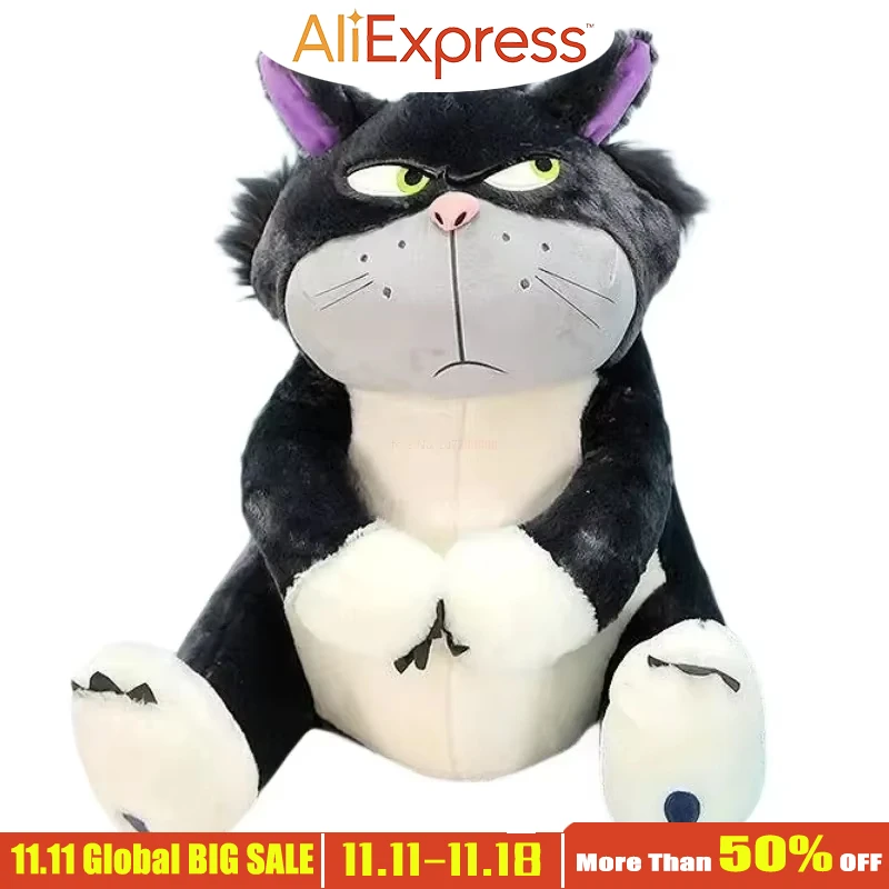 30-60cm Hot Disney Lucifer Plush Toy Kawaii Stuffed Animal Plush Toys Japan Figaro Cinderella'S Cat Girl Kids Birthday Xmas Gift