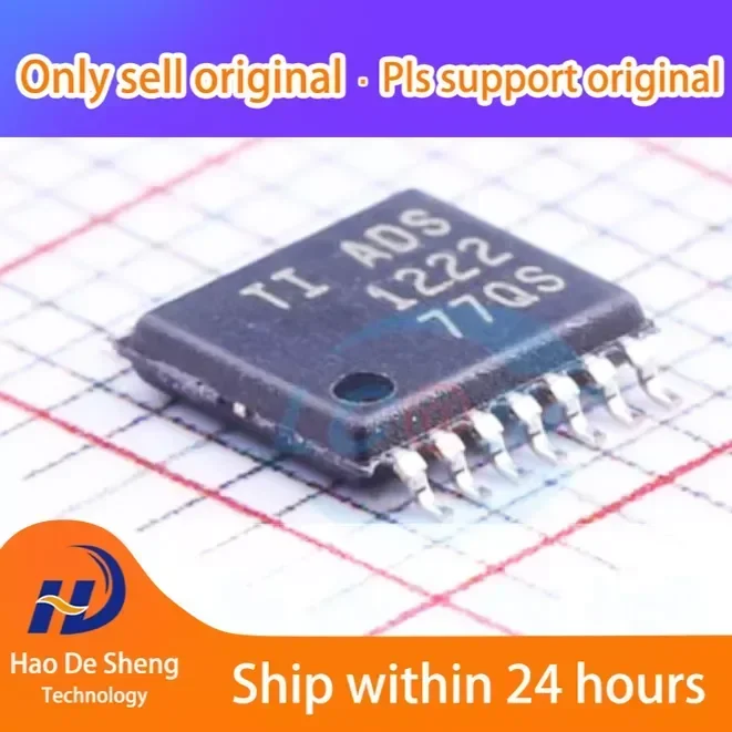 10PCS/LOT  ADS1222IPWR TSSOP-14 New Original In Stock