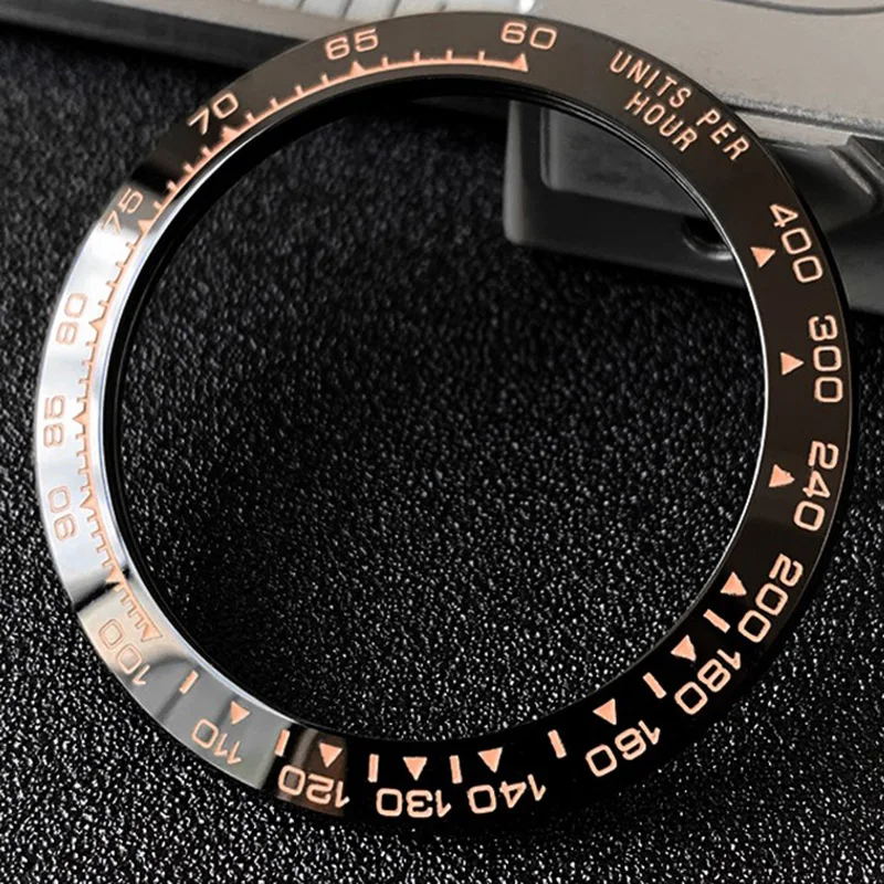 For Rolex Daytona Ceramic Ring 116500 Universe Series 39.3/38.5mm Inclined Ceramic Scale Number Timing Outer Ring