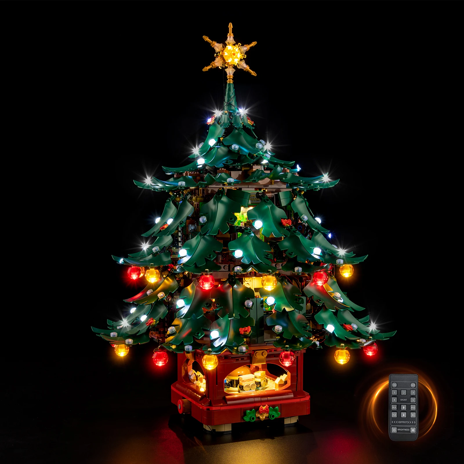 LED Lighting Set Suitable for LEGO Family Christmas Tree 41843 Building Blocks