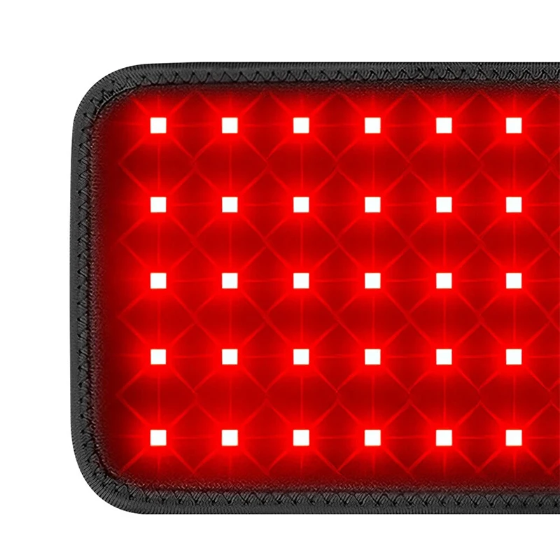 KEMOKO LED赤外線ライトセラピーパッド、体の痛みの深い治療に、背中、膝、手、足の緩和に、ポータブルホームパッド