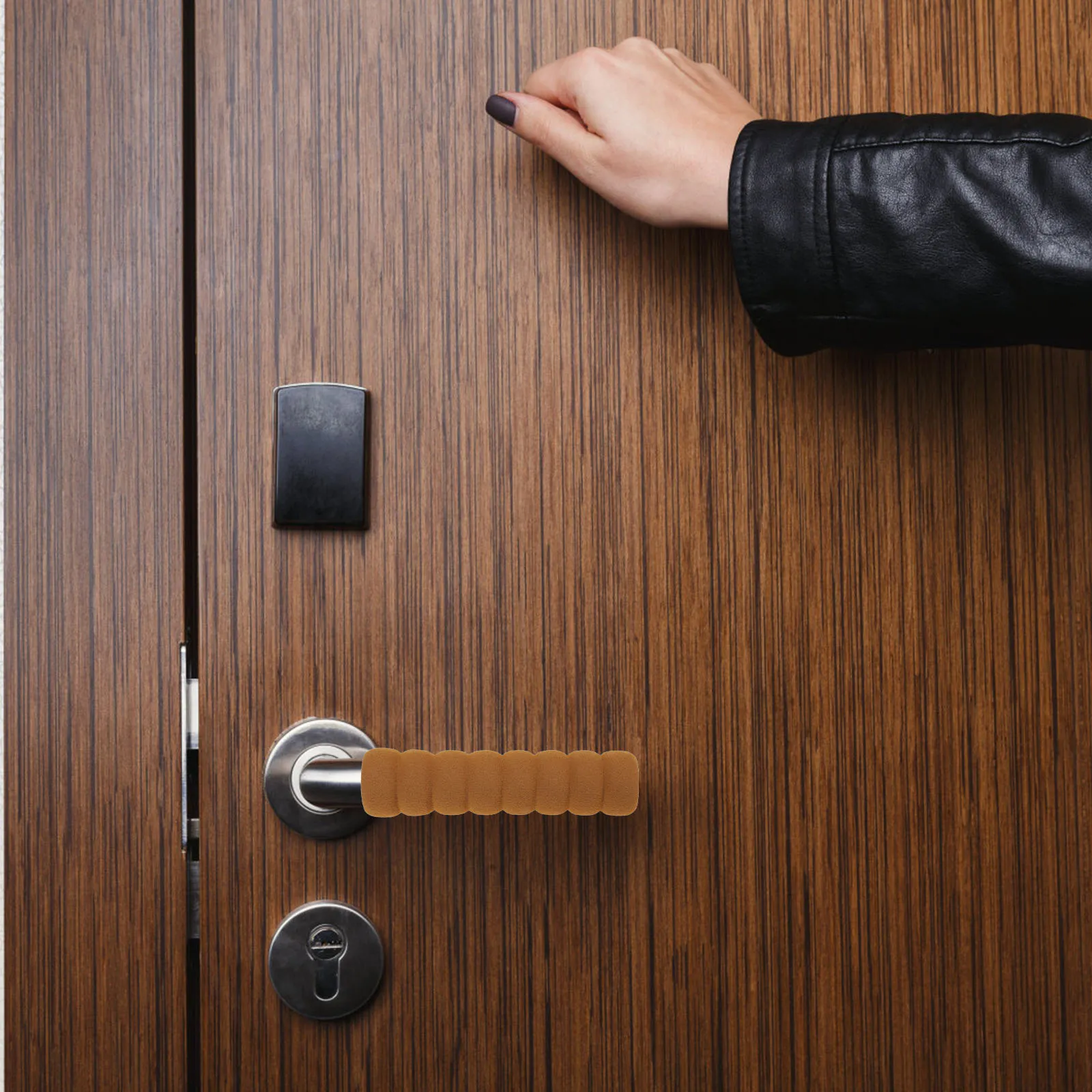 

8pcs Door Handle Cover Door Knob Protector Eva Material Anti-Collision Anti-Static Safety Guard For Home Furniture