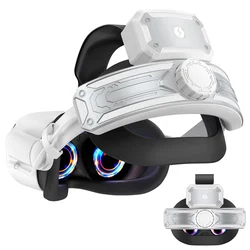HUADAI T2 Pro Battery Head Strap Compatible with Oculus Quest 2 Elite Halo Strap 5200mAh Battery for Meta Quest2 VR Accessories