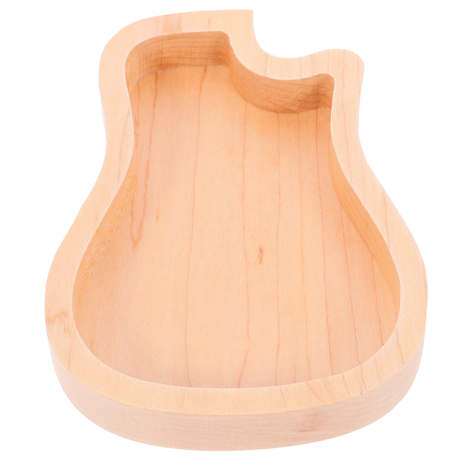 

Maple Storage Holder Pick Wood Guitar Guitar-Shaped Guitar Shaped Clip Container Picks Accessories