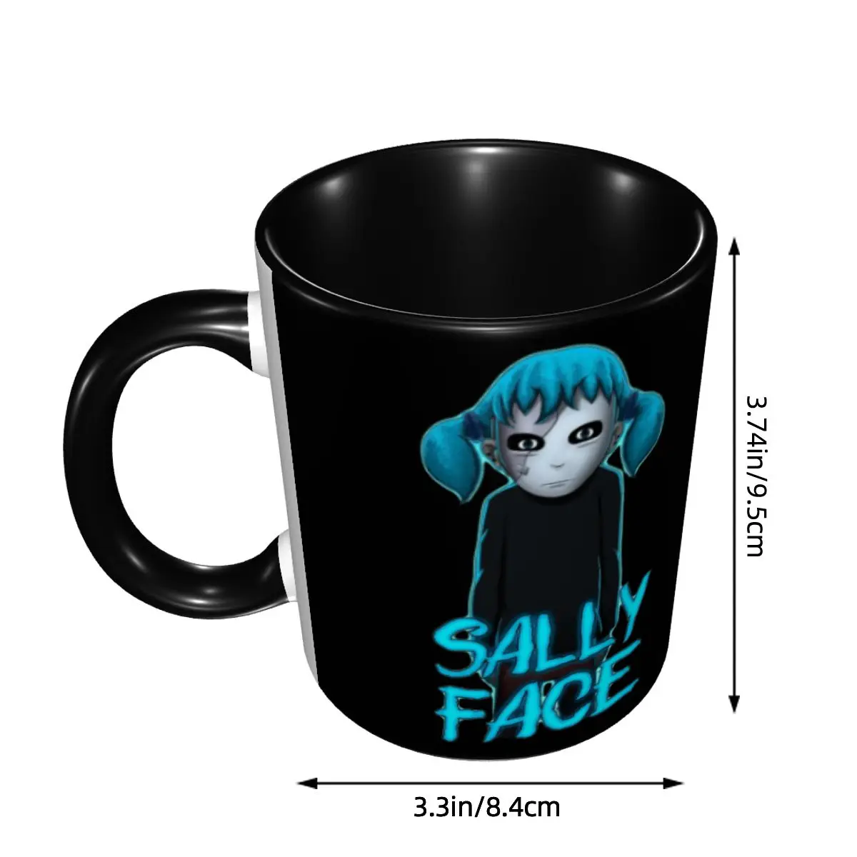 Video Game Sally Face Coffee Mugs Funny Sallyface Sal Fisher Cup Gift For Women Men