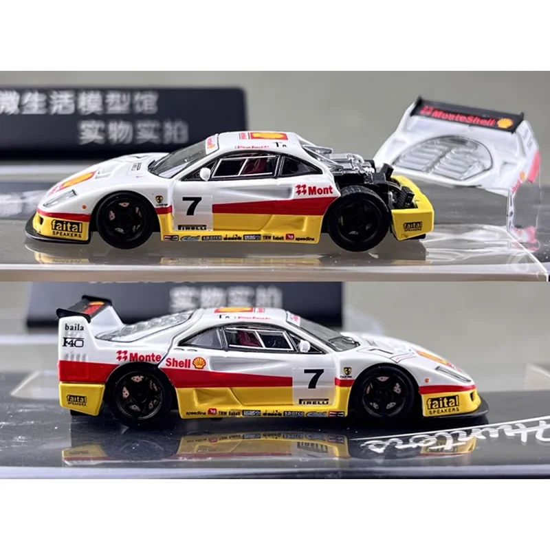 SH 1/64 Ferrari F40 LM Prachtige versie Legering speelgoed motorvoertuig gegoten metalen model geschenken