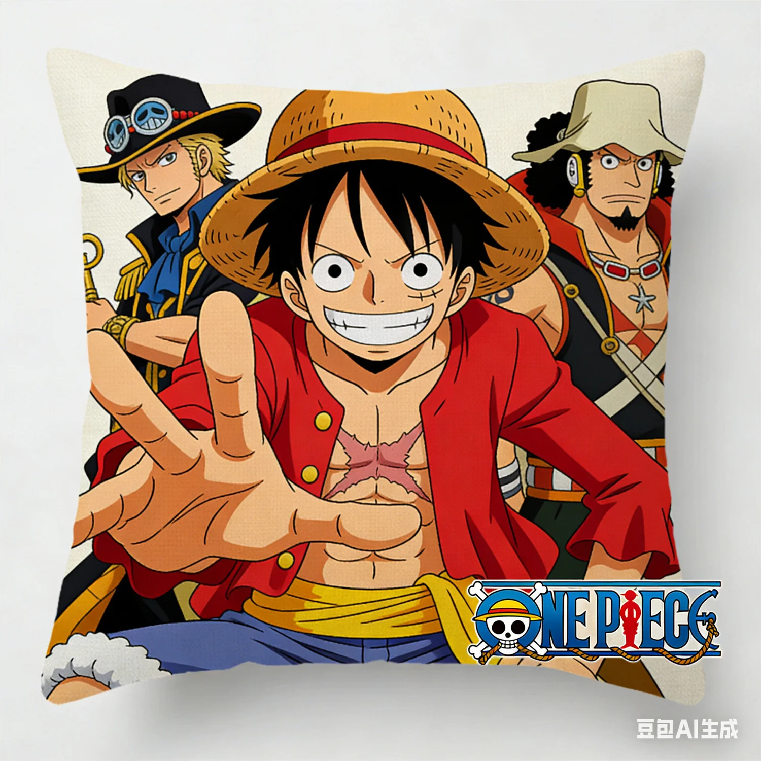 Einteiliger Kissenbezug, dekorativer Kissenbezug mit Anime-Fan-Favoriten-Charakter-Aufdruck für Schlafzimmer, Wohnzimmer und Anime-Enthusiasten