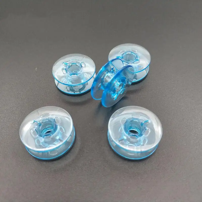 ミシン用の青いプラスチックボビンボックス,20ユニット,1069 6250 6270 2134 pfaff #9033p