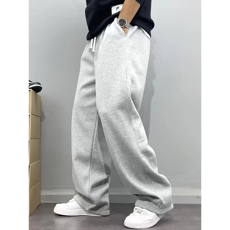 2025 primavera e outono novas calças de jogging casuais masculinas, calças esportivas casuais elásticas, calças esportivas da moda