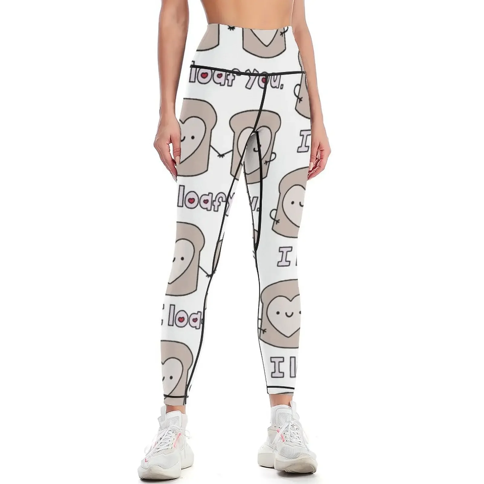 

I Loaf You Leggings Sports pants for sport pants Fitness woman sportswear for gym Womens Leggings