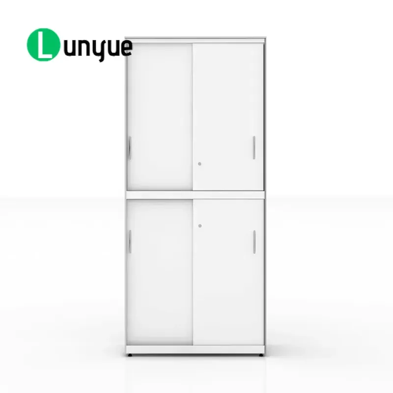 Metal Office File Cabinet Sliding Door Storage Furniture for Home Business Document Organizer Space Saving Durable Steel