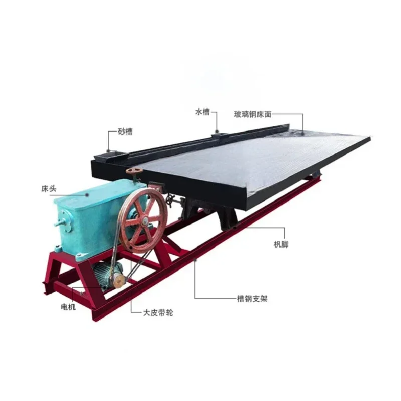 Factory price durable Gold separating machine mining shaking table for gold ore processing plant