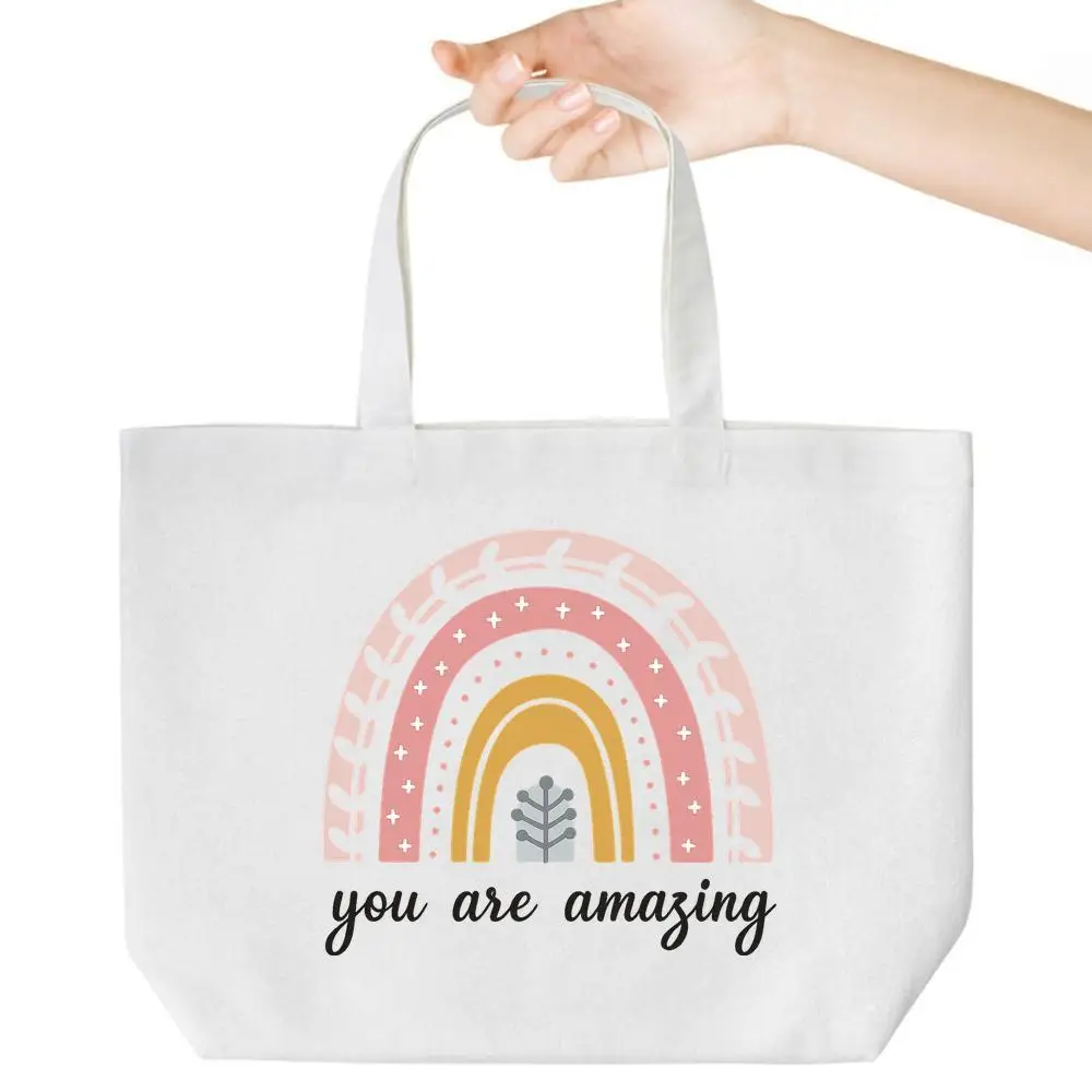 

Вдохновляющая большая сумка. Универсальный холст для работы, продуктовой продукции и любого случая. Идеальный подарок.