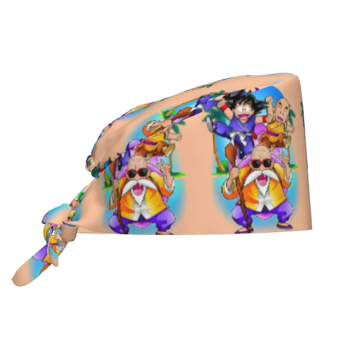 Custom Goku Breathable Nursing Work Cap Surgical Scrub Caps Unisex Nurse Medical Cap Work Scrubs Hat for Medical Surgical