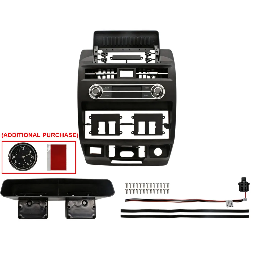 12.3 Inch Car Radio Fascia Frame For Toyota Prado 2002 Android Stereo Dashboard Panel Trim Installation Kit