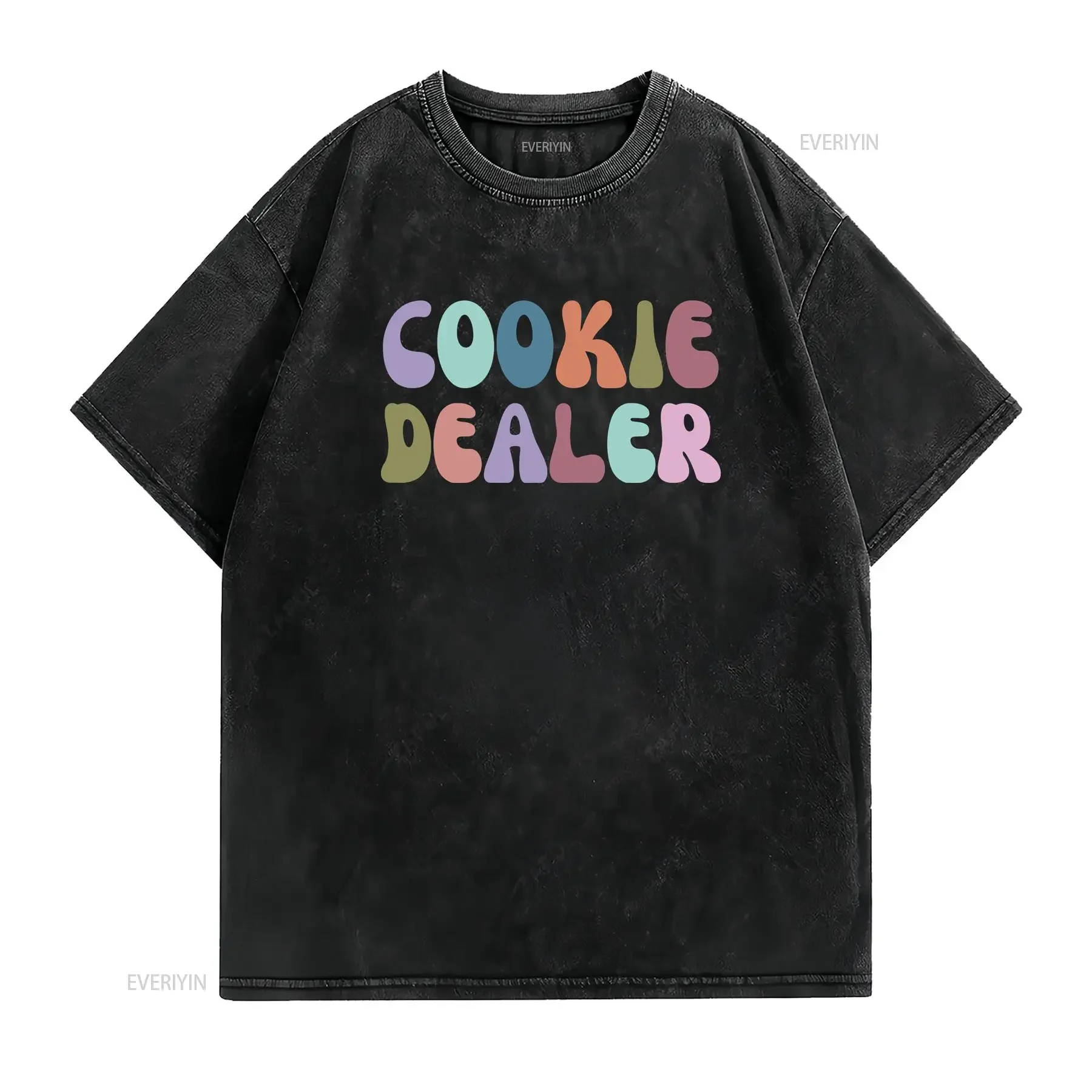Funny COOKIE DEALER SHIRT Baker T Baking s Cook Lover Cake vintage Washed designer clothes Top For Everyday Wear Soft