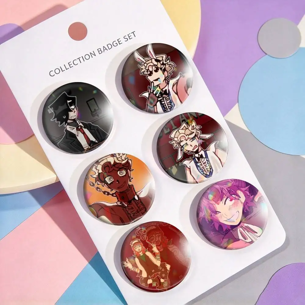 J-Jackpot Crash Course Dark Casino Thriller  25 32 44 58 75mm Badges Personalized Round Brooches Pins Accessory Gift