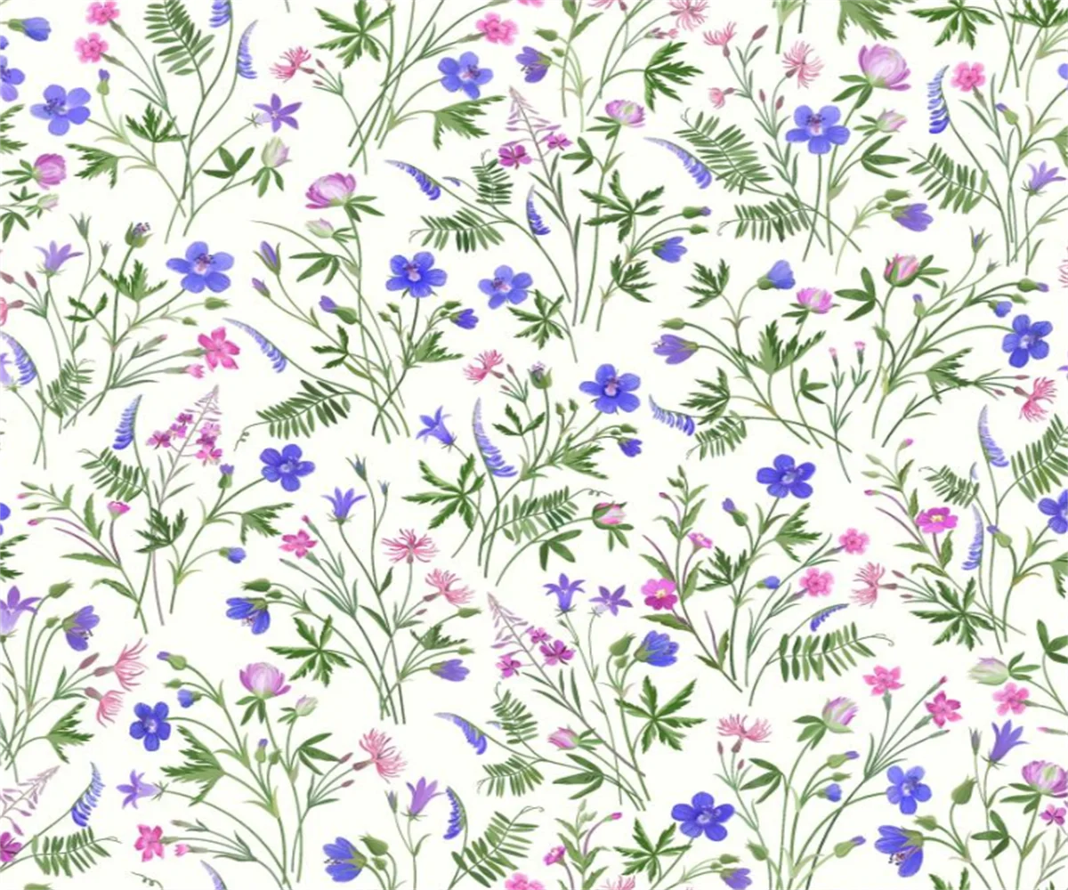 French style bedroom cozy floral mural hotel bedroom background wall paper American countryside custom home decoration wallpaper