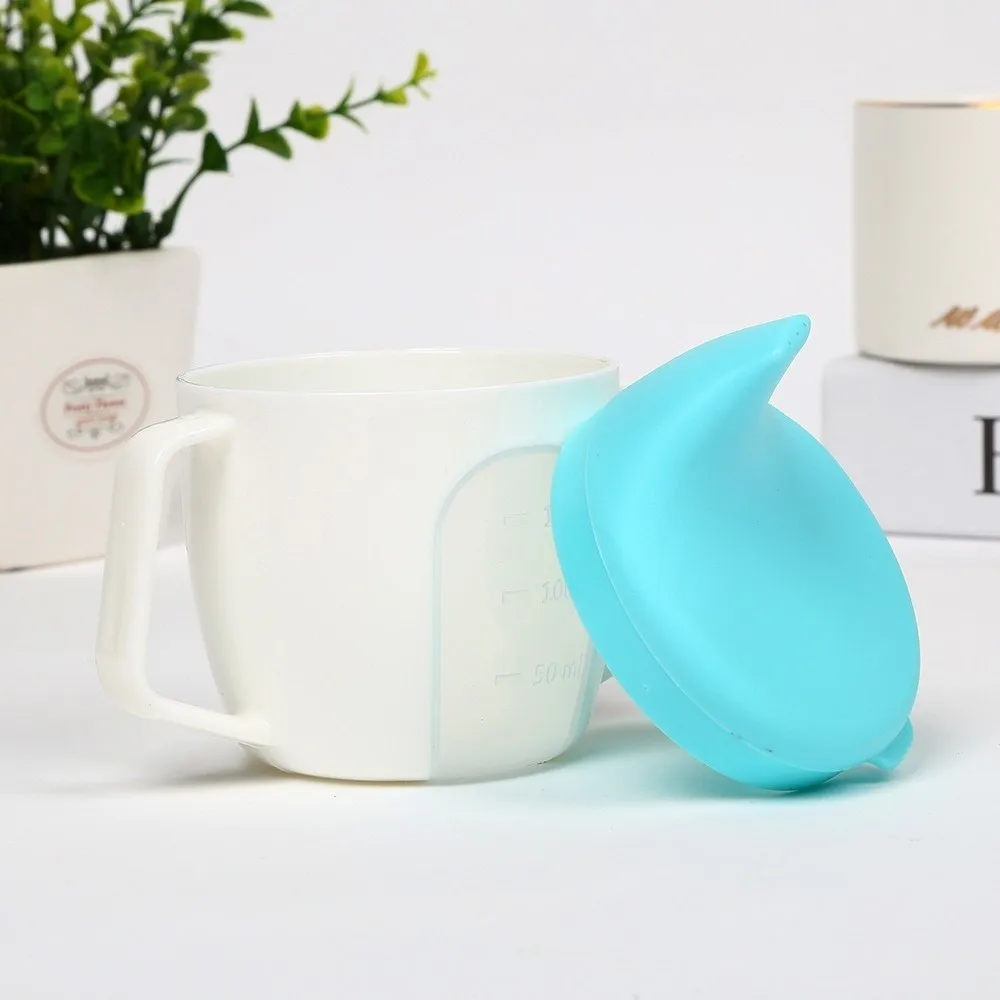 

Cute Portable Feeding Bottle 150ML Leakproof Water Cup with Handle with Scale Drinking Cup Feeding