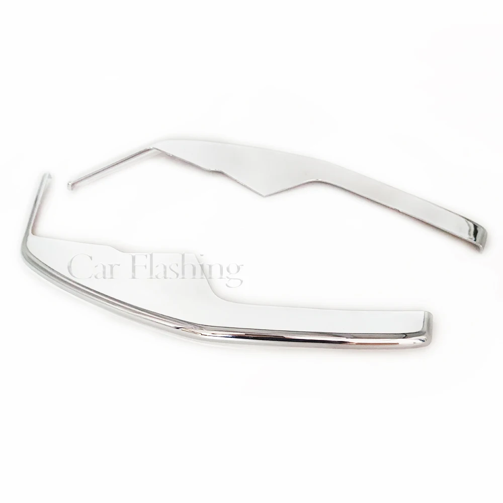 CSCSNL 2PCS Car Rear Bumper Corner Cover Trim Mask Chrome For HUMMER H3 2006 2007 2008 2009 2010