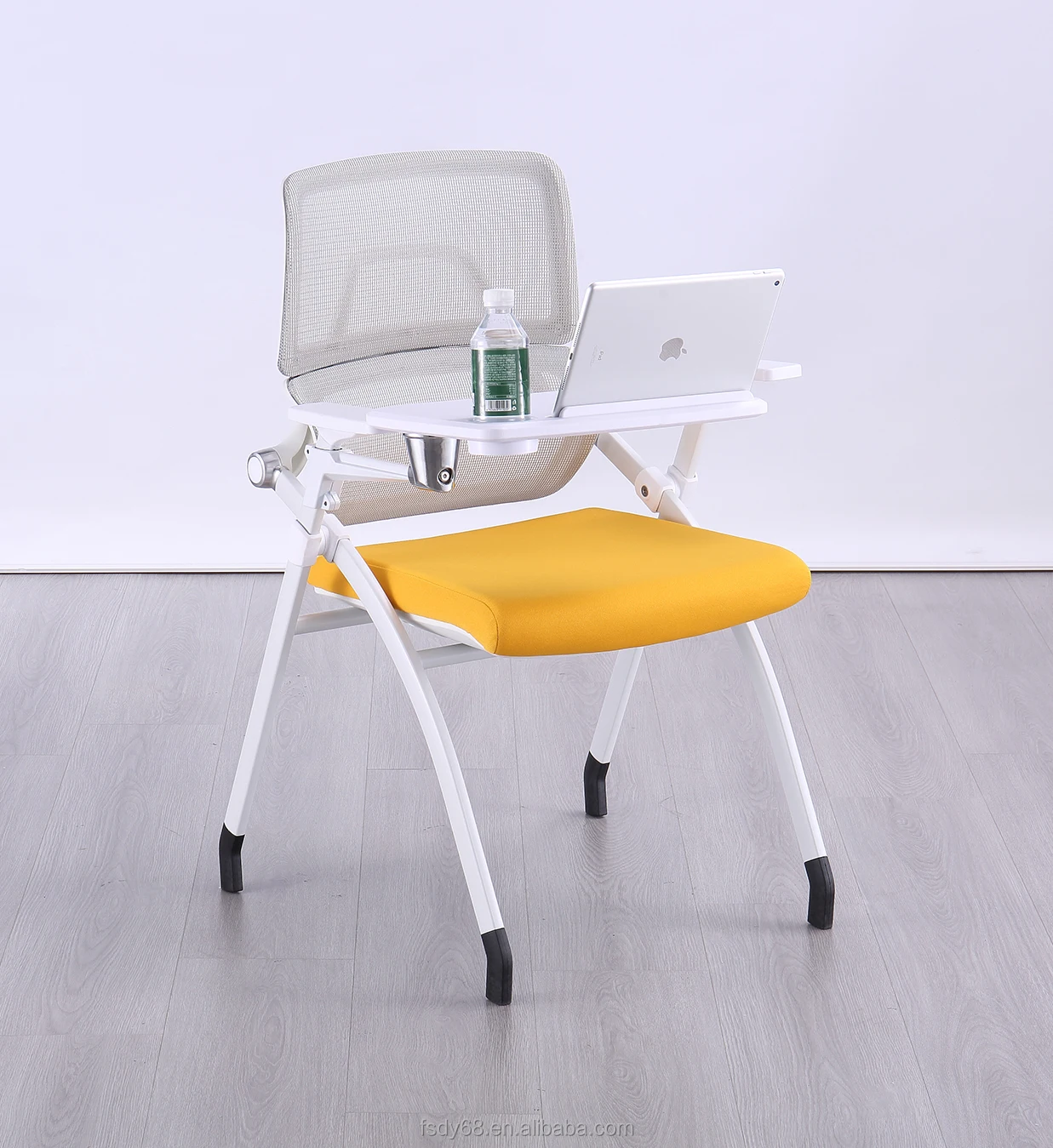 Factory Direct Training Chair With Writing Board Folding Chair Customizable Color For School Classroom Study Chair