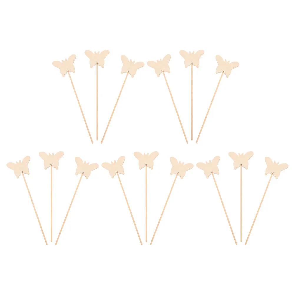 

15Pcs Fairy Wand DIY Wooden Blank Sticks Hand Eye Coordination Early Education DIY Painting Craft Hand Painting Wand