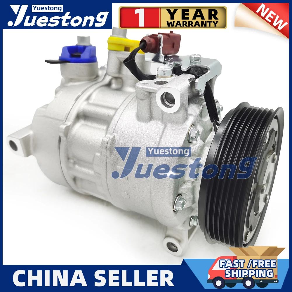 Ac Compressor For Audi Q5 AU DI A4 A6 C7 A5 2.0 4G0260805Q 4G0260805T 8T0260805F 8T0260805P 8T0260805S 6SAS14C 447140-0330