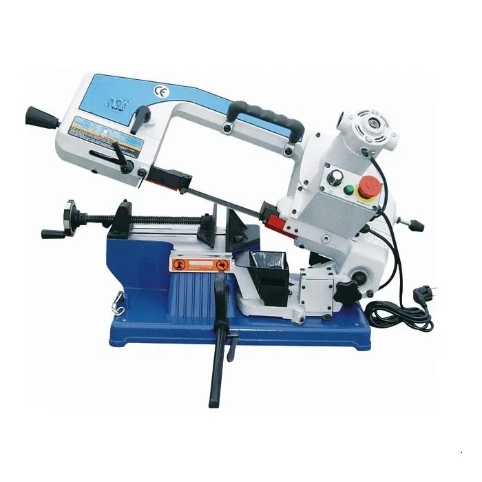 Portable Metal Band Saw Machine, Benchtop Horizontal Bandsaw for Metal Cutting