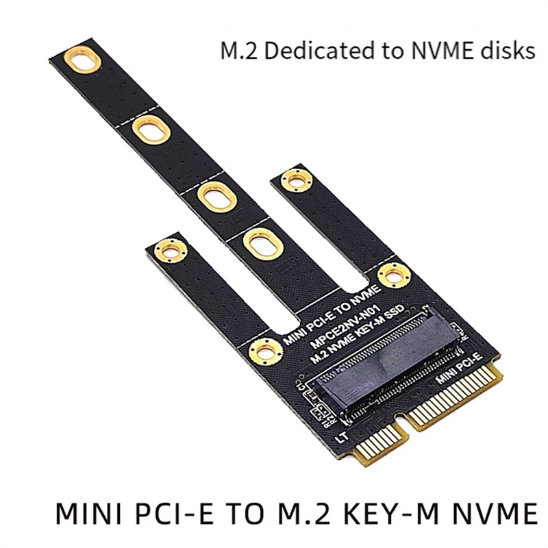 Expansion Card MPCIE To KEY-M Expansion Slot MINIPCI-E To NVME M2 Adapter Card WIFI Interface To M.2 Disk