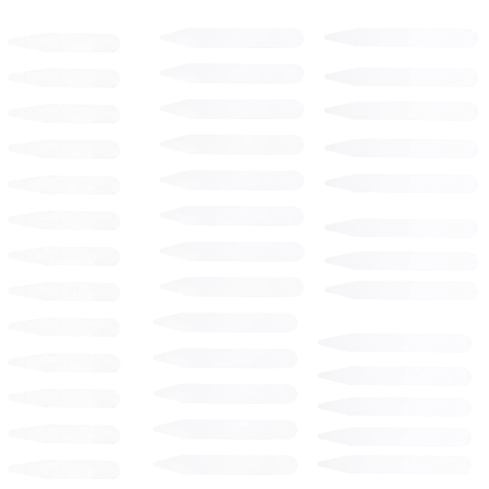 300 قطعة طوق شفاف يبقى متينة من مادة الحيوانات الأليفة ملحق القميص لا يتطلب الخياطة هدية مثالية للرجال ياقة القميص #4