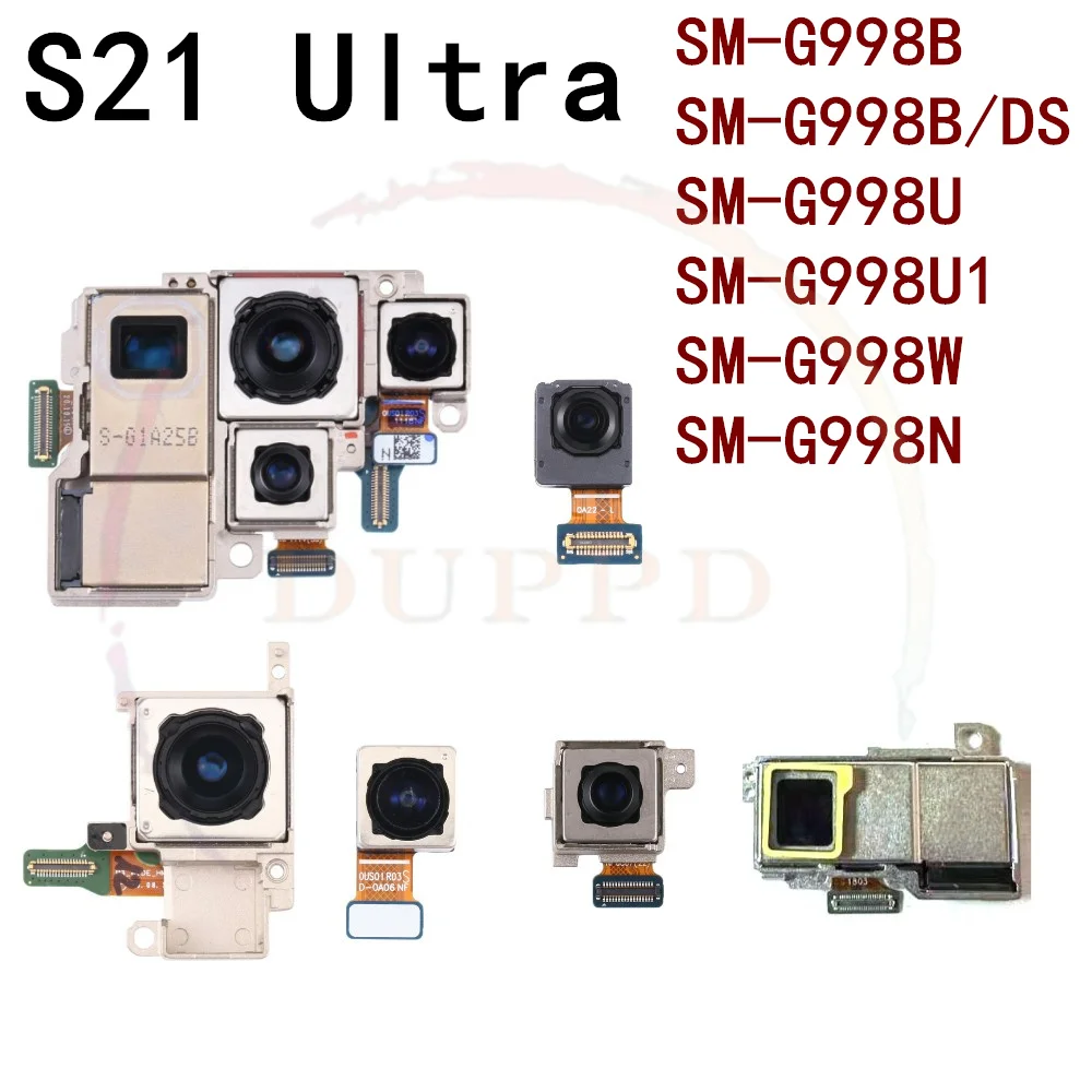 Full Set Main Back Facing (Telephoto + Depth + Wide) Camera Flex Cable For Samsung Galaxy S21 Ultra SM-G998B/DS SM-G998