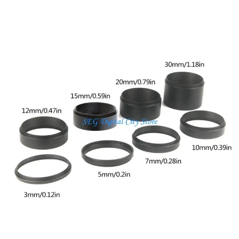 

U75B M48 T2-Extension Tube Length 3/5/7/10/12/15/20/30mm M48x0.75 on Both Sides