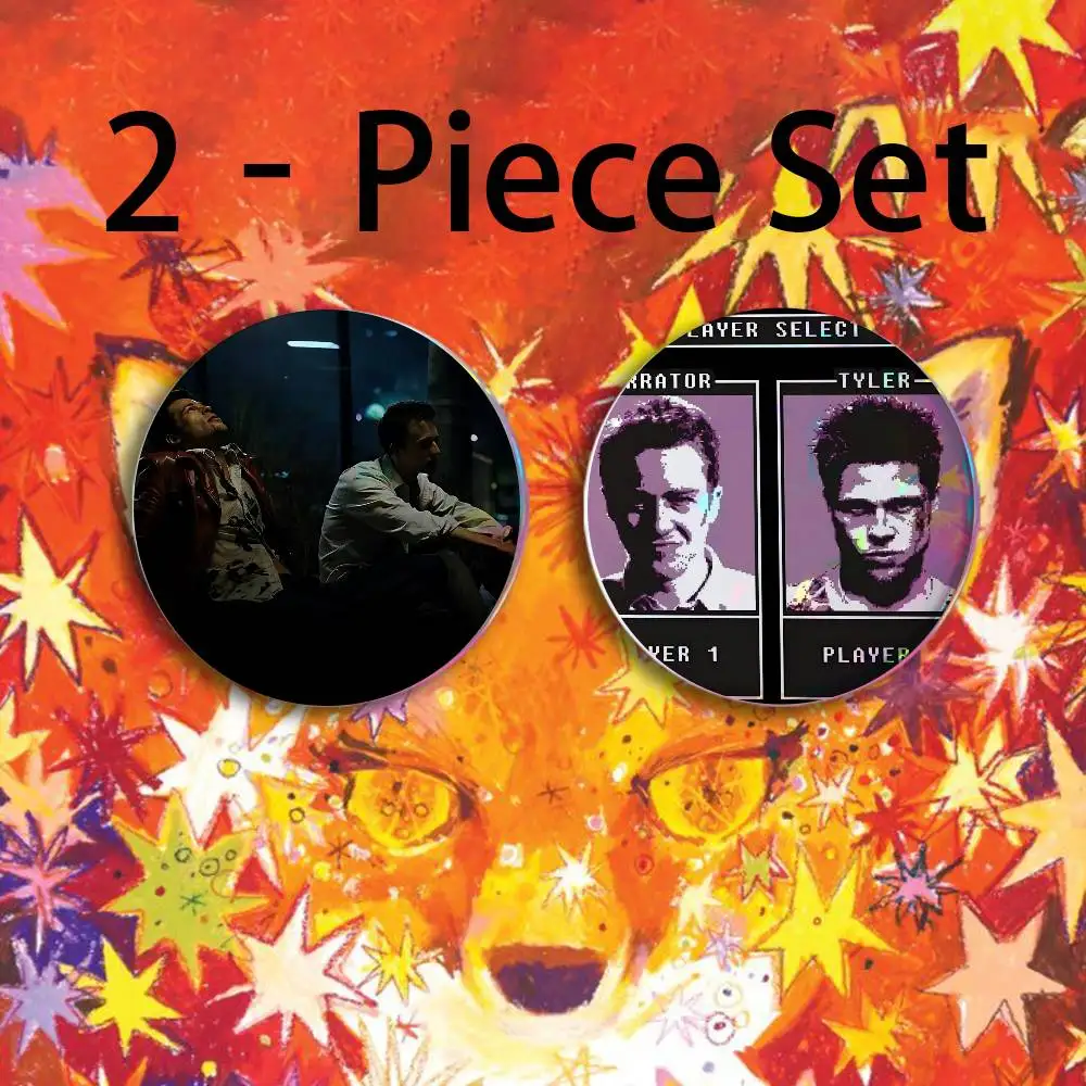 F-Fight Club Badges 25 32 44 58 75 mm Round Customizable Wholesale Fan goods Self-made fan freebies