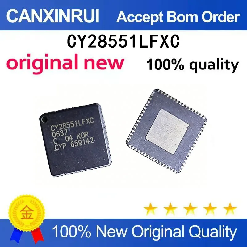 

(5-100 PCS) Brand new stock CY28551LFXC CY28551LFXC-3 QFN