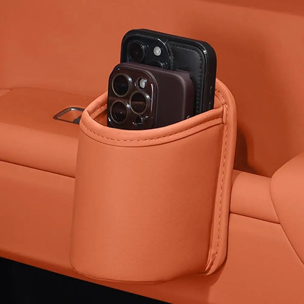 

Leather Car Door Cup Holder Leather Automotive Drink Organizer Back Seat Universal Auto Car Cup Storage Holder Rack Accesso P4P3