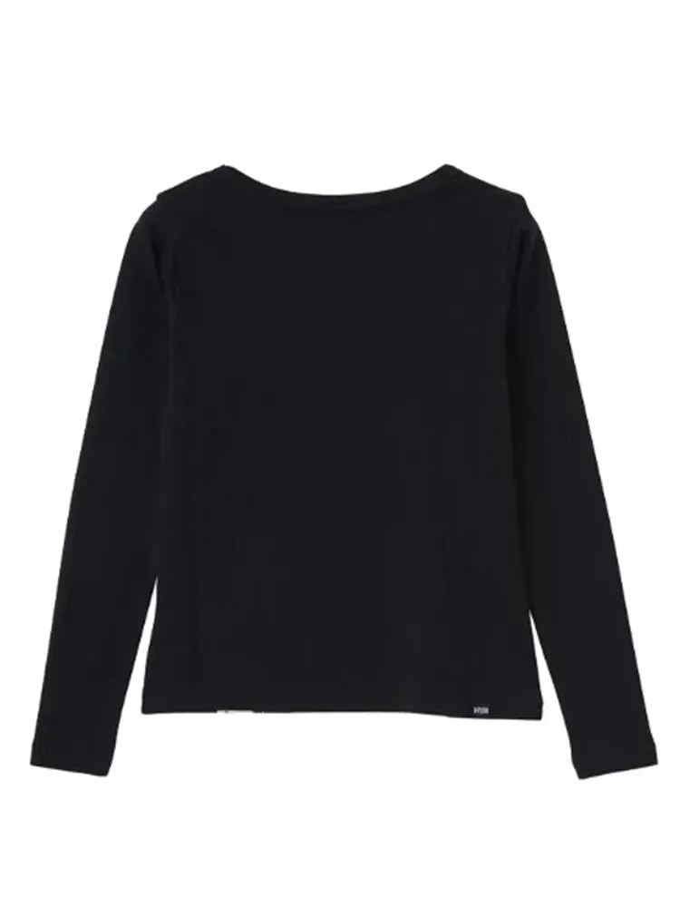 Hysteric Glamour 2025AW Smoking Hipster Print, Long Sleeve T-Shirt