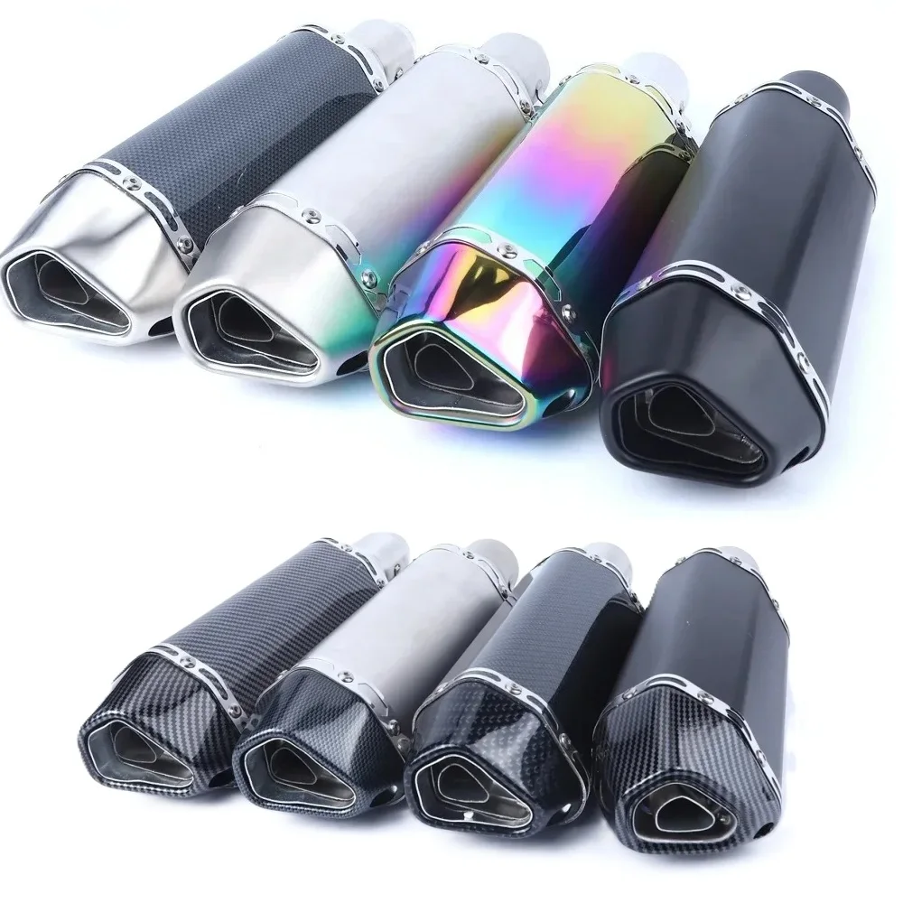 Best All-Purpose Adventure Motorcycle Modified Sports Car Large Displacement Racing Hexagonal General Purpose 600 Exhaust Pipe