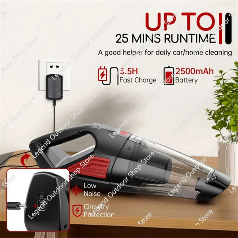 

Factory Extreme Cordless Stick Vacuum Cleaner for Pets and Air duster Rechargeable Electric Car Cleaning Product
