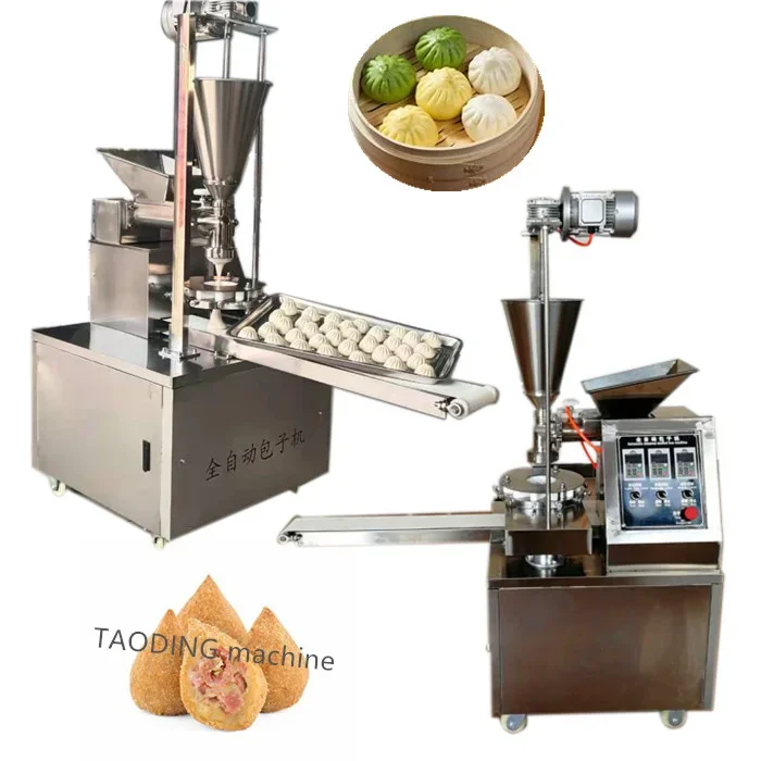 500-3000pcs/h Mochi Machine Ice Cream Baozi Forming Siopao Machine Maker Kubba Filling Pork Steamed Bun Making Machine Price