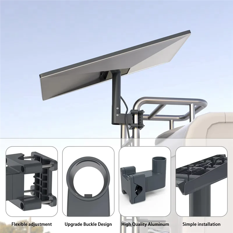 

-N21R For Starlink Gen 3 RV Ladder Mount 360° Adjustable Mount Rack For Starlink V3 Mount Accessories Range Pipe Adapter