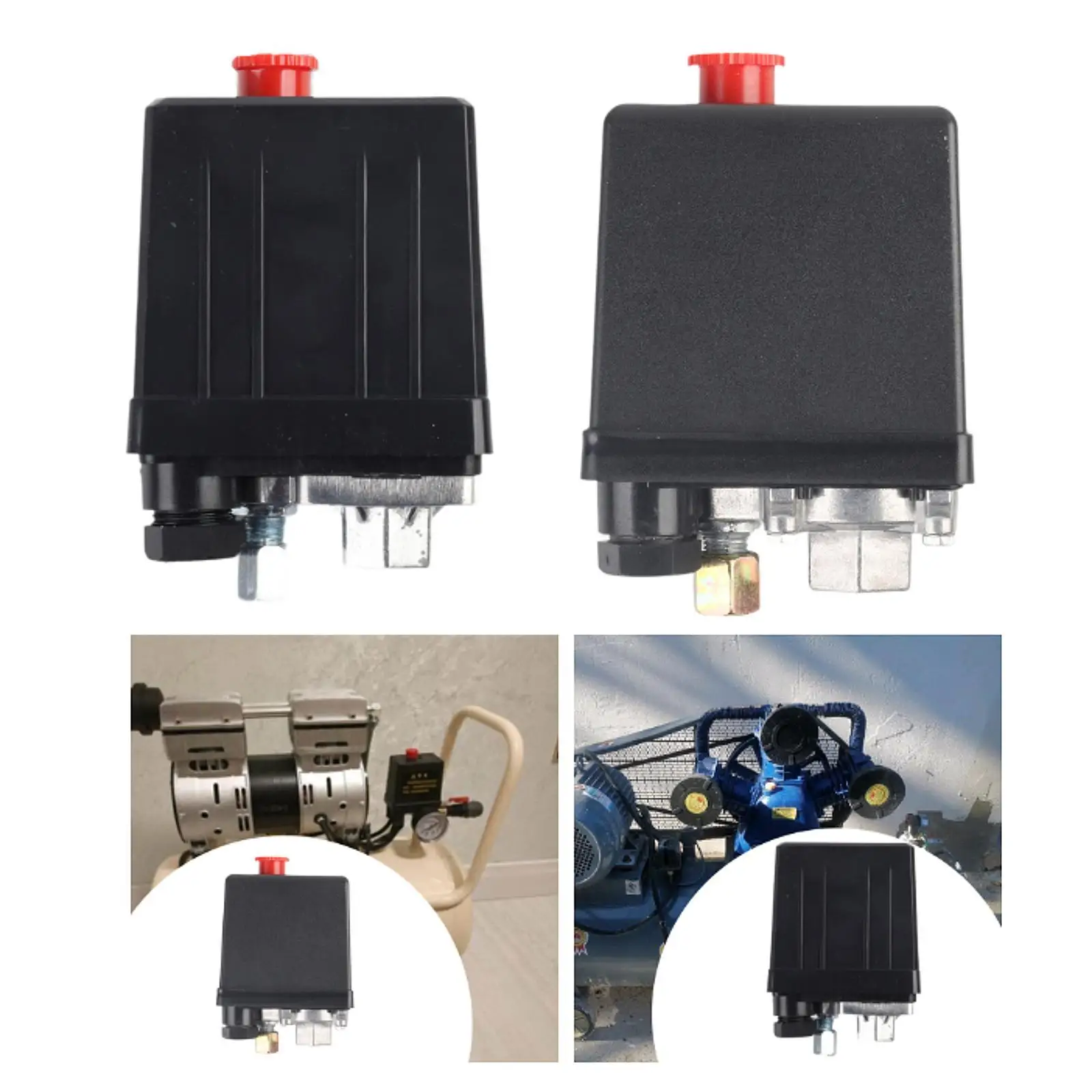 

Universal Air Compressor Pressure Switch 220V ABS Metal Automatic Regulating Valve for Interior Projects