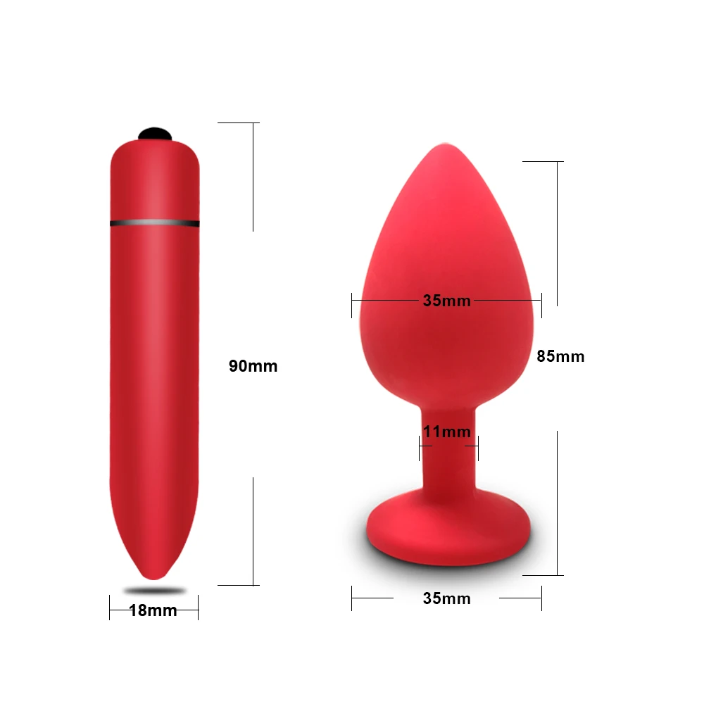 Anal Butt Plug Soft Silicone Prostate Massager For Couples_voghion.com